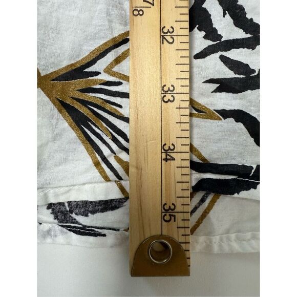 NWOT Club Z Collection Bohemian Beach Size 1X Shirt/Cover Up Color White Multi - Picture 11 of 16